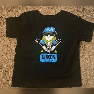 Kids Dixxon Flannel Co. Shirt Size 4  Black Short Sleeve